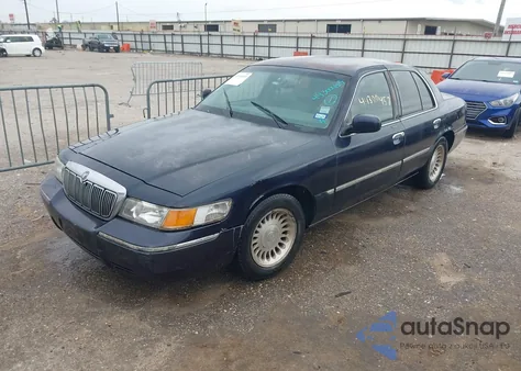 2000 Mercury Grand Marquis Ls z USA, uszkodzony, nr VIN 2MEFM75W1YX718494